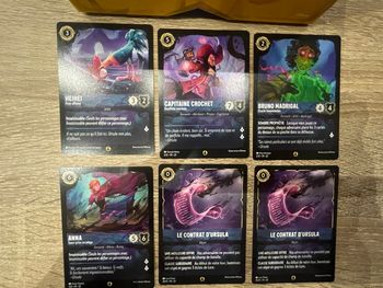 Lot cartes Lorcana Quête des illumineurs, Menace des profondeurs 