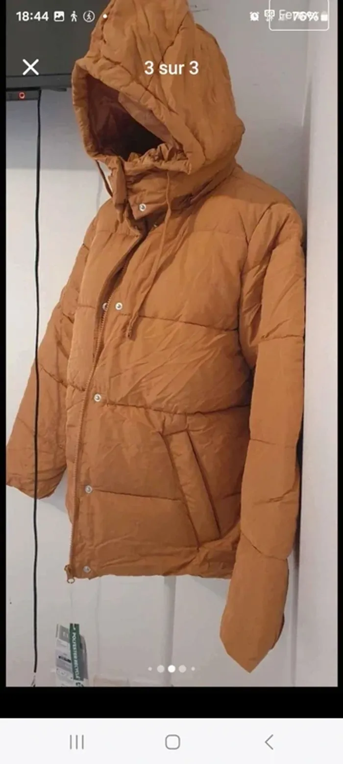 Manteau moutarde neuf L - photo numéro 3