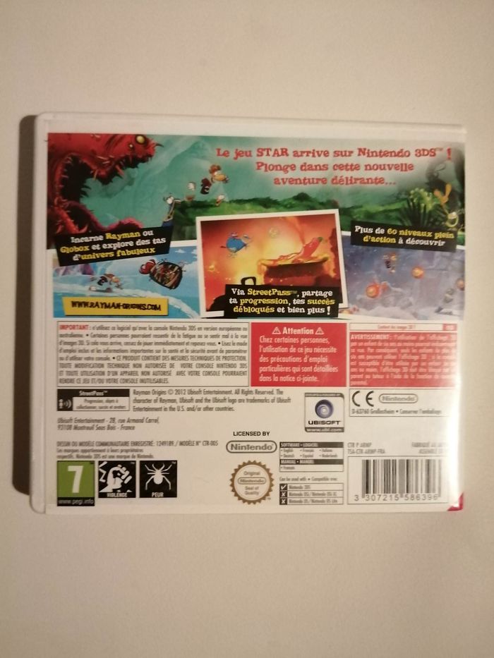 Jeu 3DS : Raymans Origins - photo numéro 3