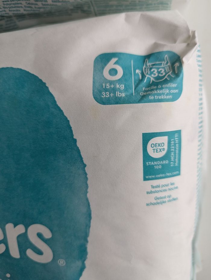 Couche pampers harmonie pants taille 6 - photo numéro 2