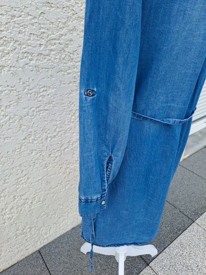 Robe chemise jean denim Cache cache t 38 - photo numéro 4