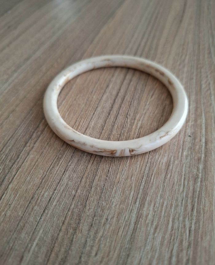 Lot de 4 bracelets vintage effet résine / bakélite - photo numéro 3