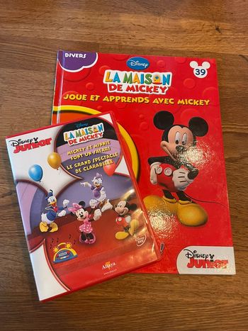 Livre Disney Junior La maison de Mickey Numero 39 avec le DVD Numéro 39