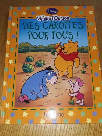 Livre disney winnie l'ourson des carottes pour tous