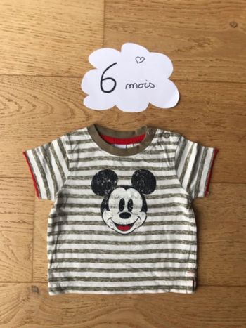 Tee-shirt Mickey mouse 6 mois