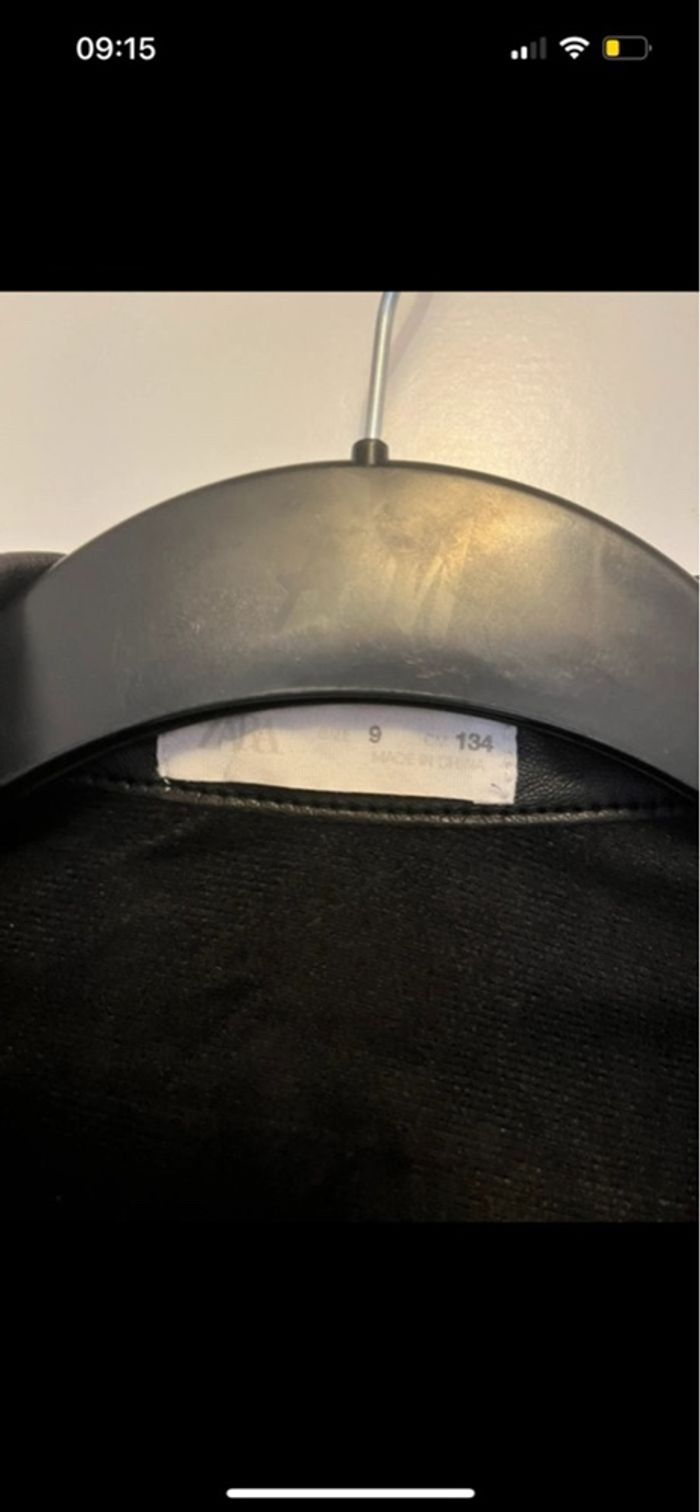 Chemise simili cuir Zara 9 ans - photo numéro 2