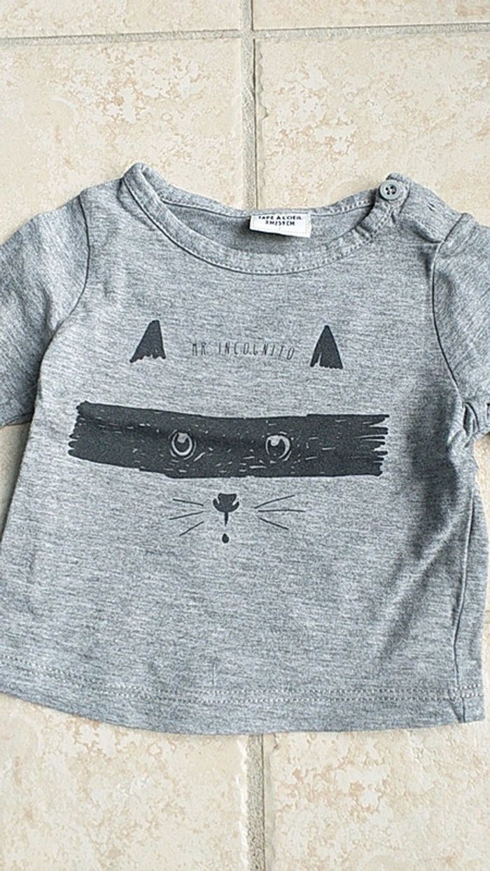 Tshirt manches longues 3 mois - photo numéro 2
