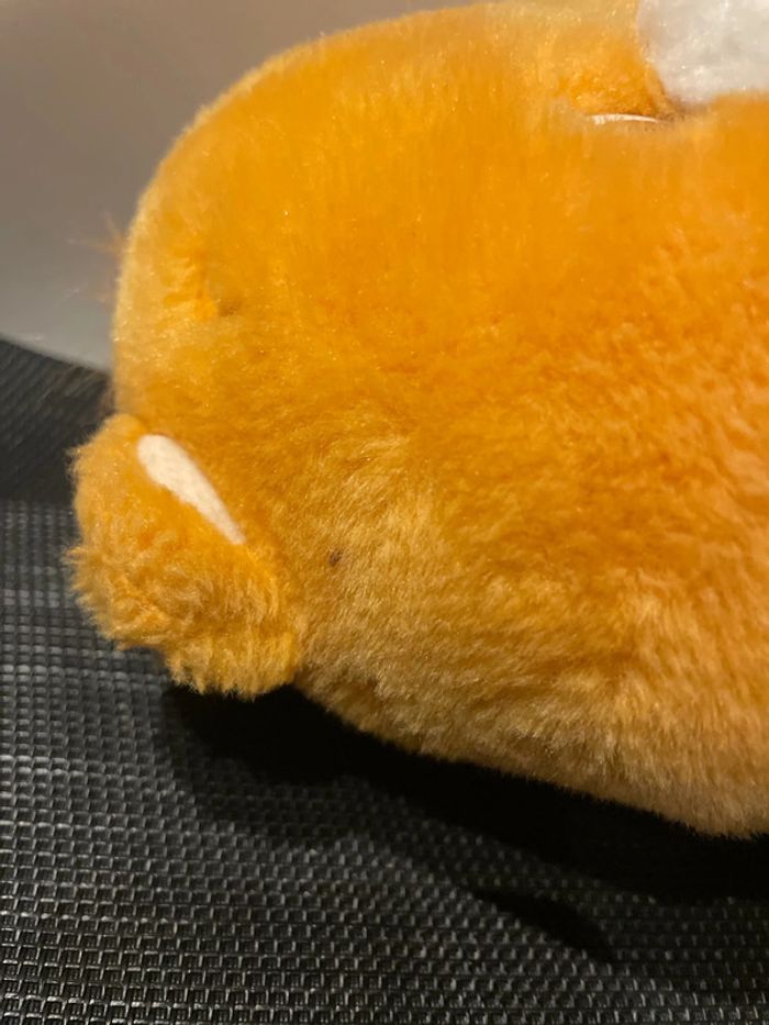 Peluche Bisounours orange Care Bears Grosbisou cœur Jemini 2004 30cm - photo numéro 4