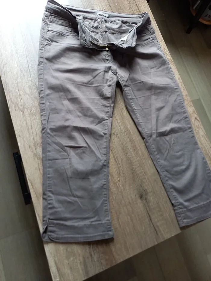 Panta-court taupe T40 - photo numéro 7
