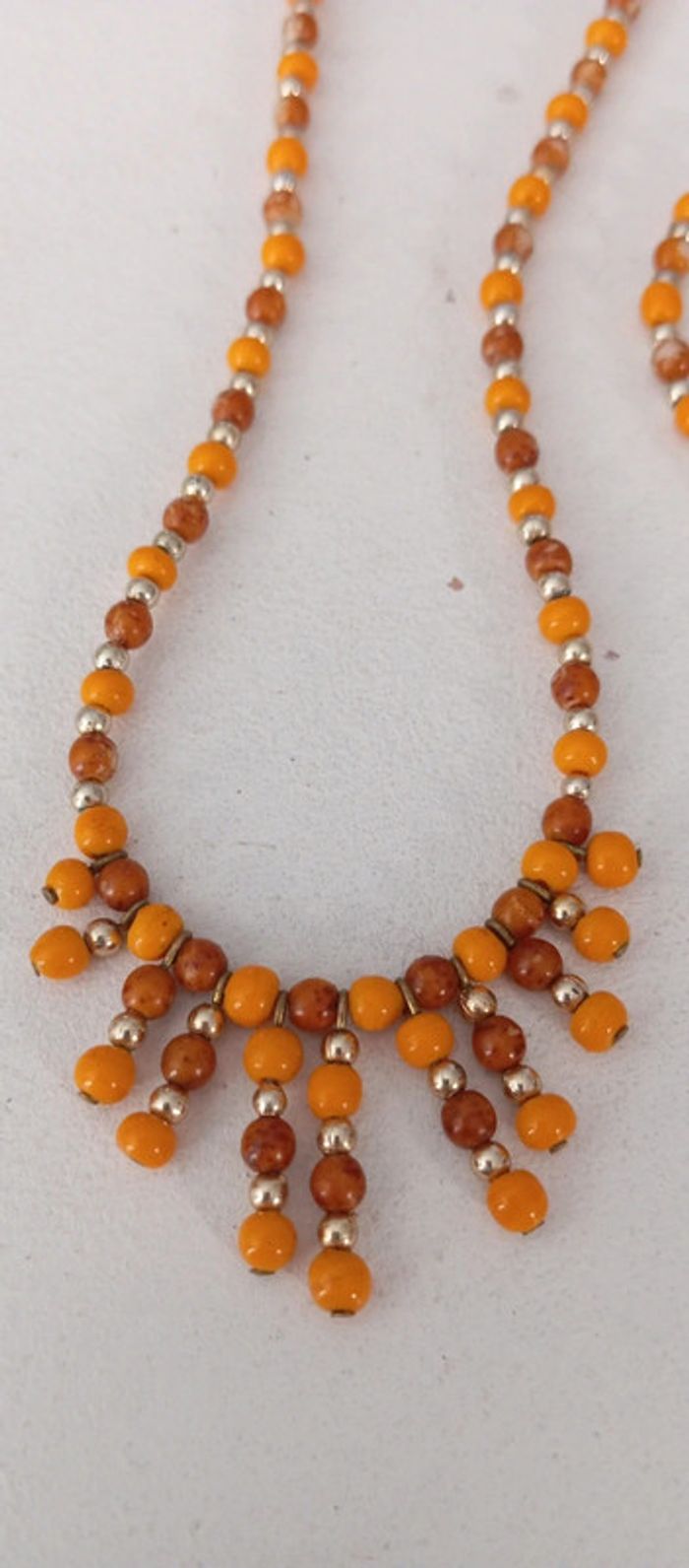 Parure vintage orange - photo numéro 3