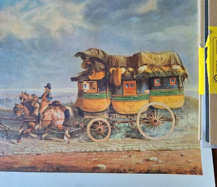 poster ou gravure calèche diligence - photo numéro 2