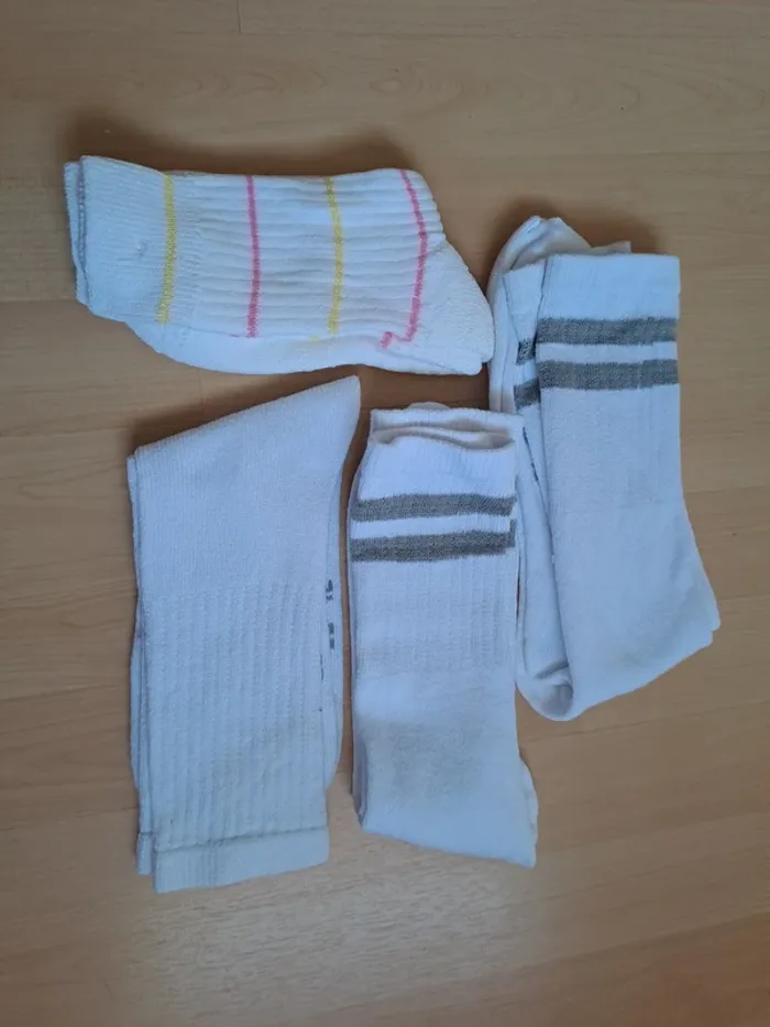 Lot de 5 Paires de Chaussettes Type Tennis - Neuves