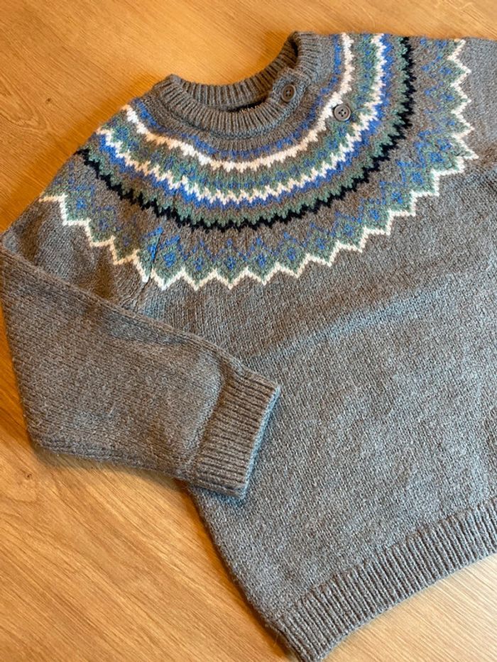 Pull gris - photo numéro 2