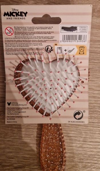 Petite brosse minnie et mickey mouse