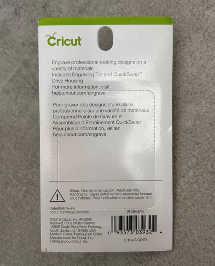 Pointe de gravure avec assemblage CRICUT - photo numéro 2