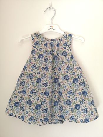 Natalys & Liberty robe +bloomer 6 mois  68cm