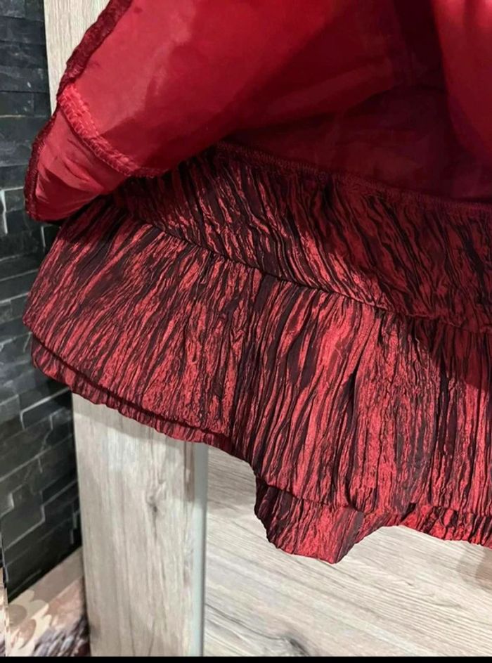 Robe  courte  de  cérémonie  fêtes  cocktail  femme M 38 bordeaux  neuve - photo numéro 5