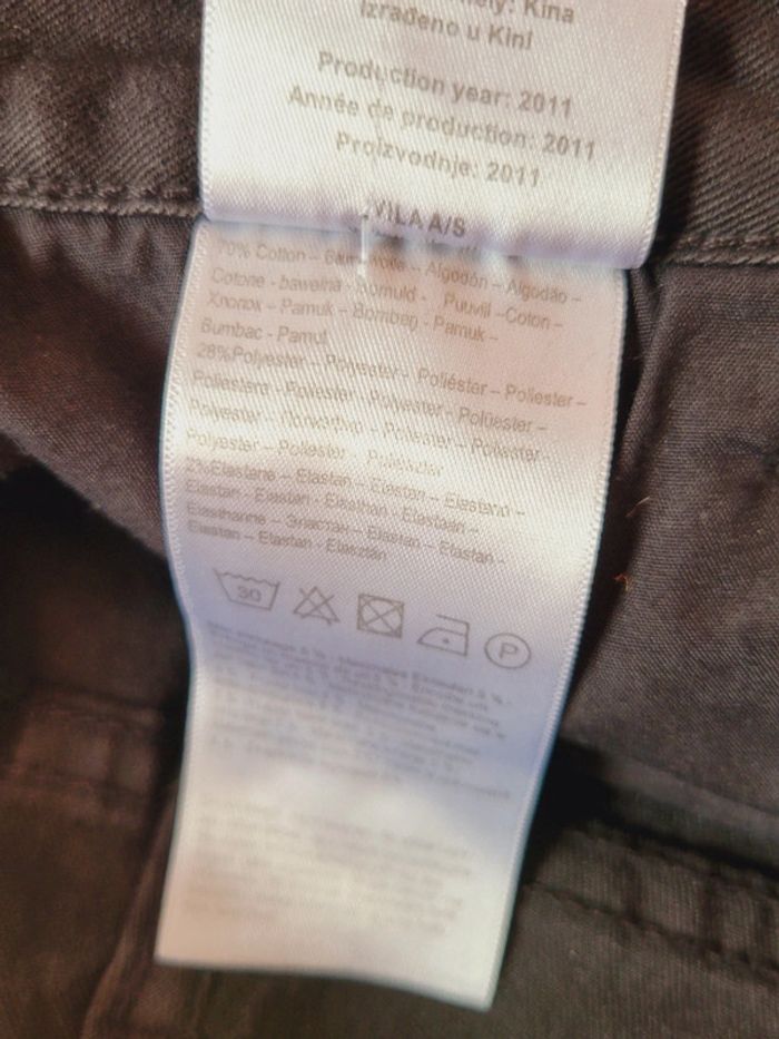 Jeans noir Vila Clothes taille S 36 - photo numéro 7