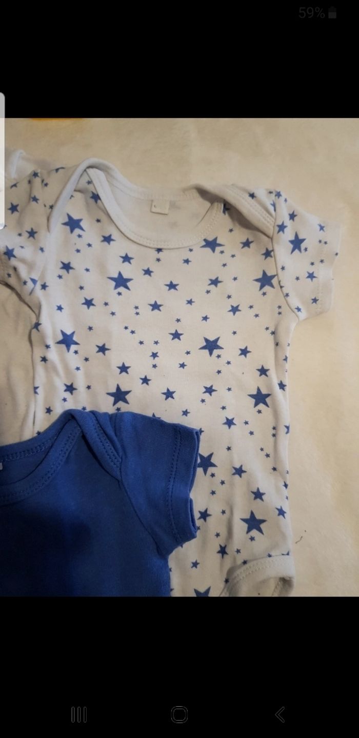 Lot de 3 bodies bébé taille 3 mois - photo numéro 3