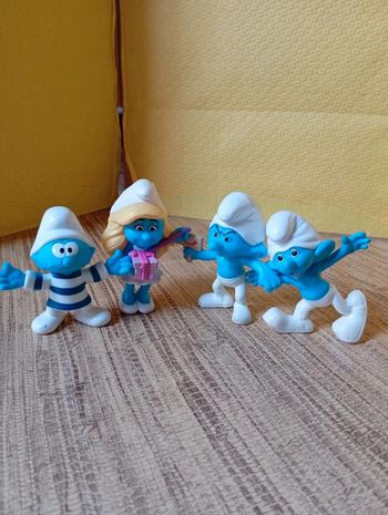 Schtroumpf McDonald's x4