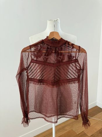Blouse transparente S/36 Pimkie