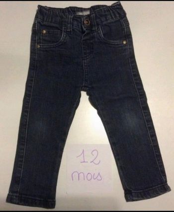 Jeans Pikouic bleu foncé