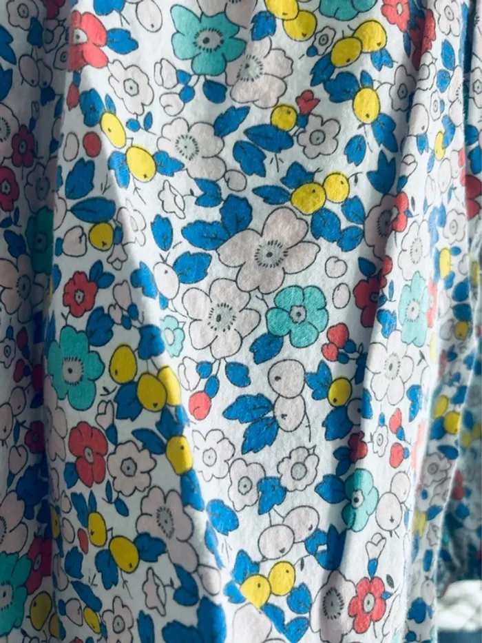 Blouse liberty fille 5ans la petite parisienne - photo numéro 4