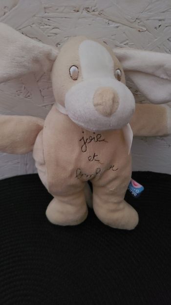 Doudou Chien Sucre d'Orge - Collection Joie Et Bonheur