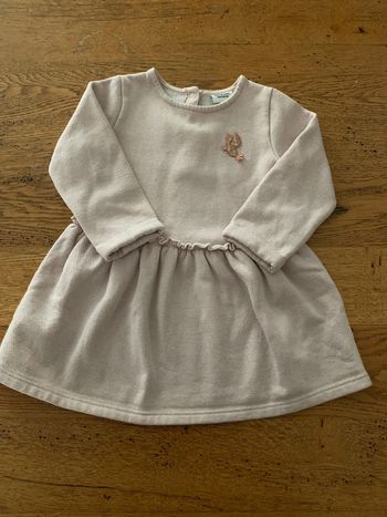 Robe molletonnée tape à l’œil 18 mois
