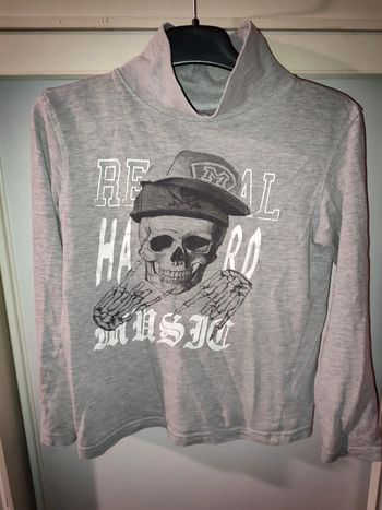 Haut col roulé manche longue