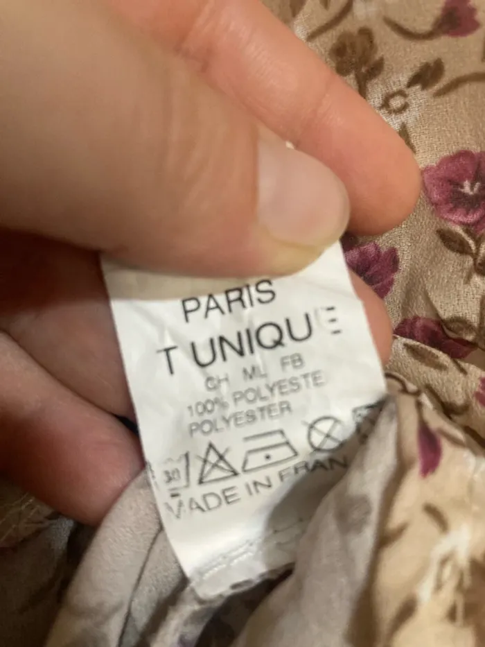 Haut manches longues à motif fleuri Mld Transparent - photo numéro 3