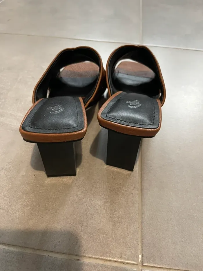 Mules à talons galeries Lafayette - photo numéro 3