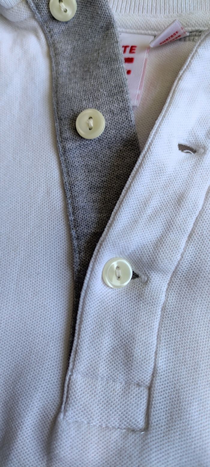 Polo blanc Lacoste Live - photo numéro 4