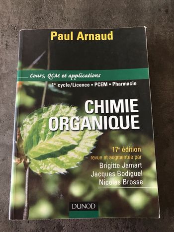 Livre de chimie organique