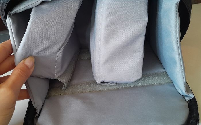 Sac à dos noir pour appareil photo - photo numéro 7