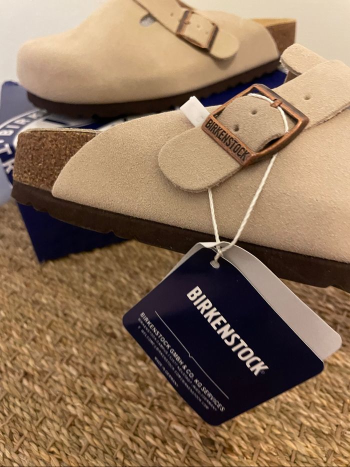 Birkenstock Boston taille 37 beige claire - photo numéro 3