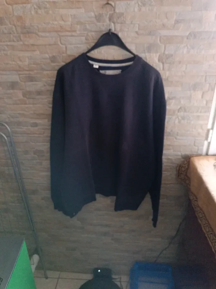 Sweat molleton marine Domyos Decathlon XXL - photo numéro 1