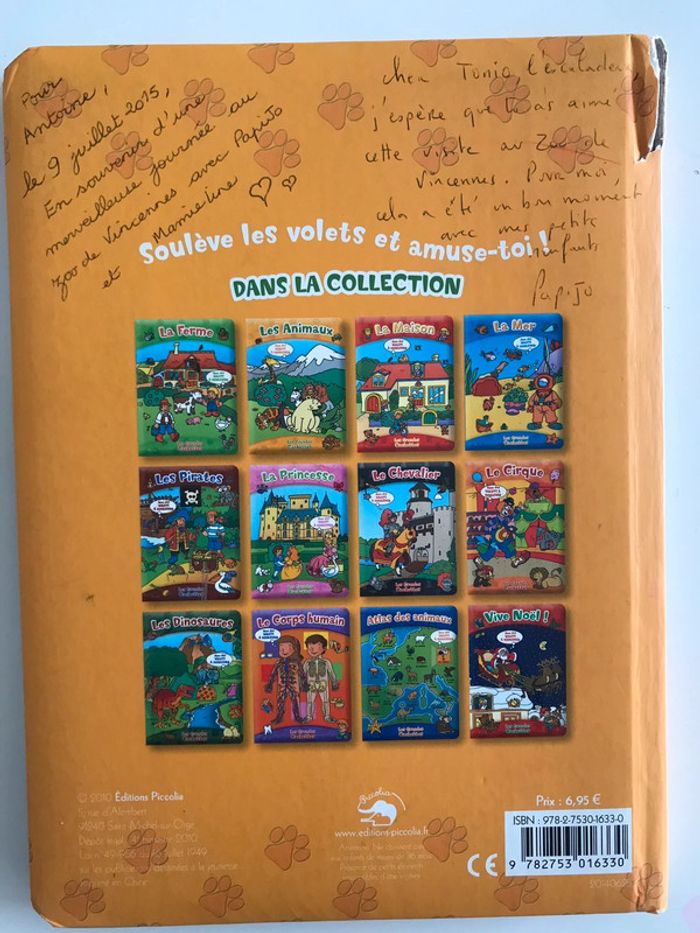 Livre enfants sur les animaux (avec volets à soulever) - photo numéro 2
