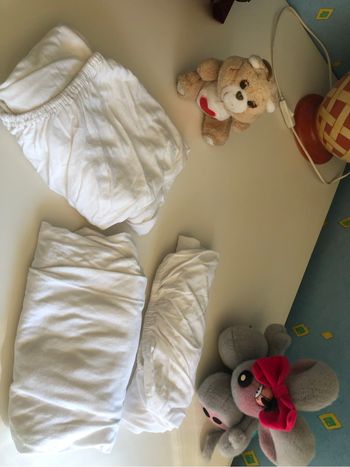 Lot draps housse