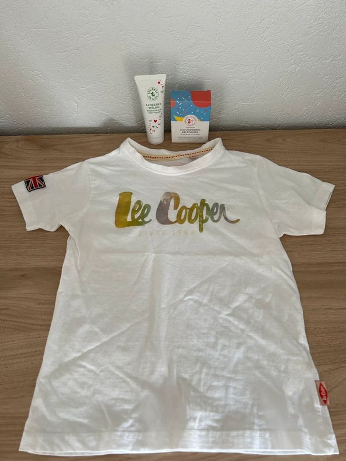 🫐 T-shirt blanc Lee Cooper 🫐 - photo numéro 2
