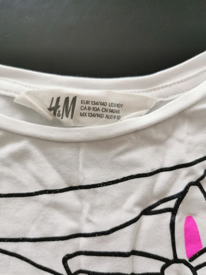 Tee-shirt H&M T8/10 ans - photo numéro 2