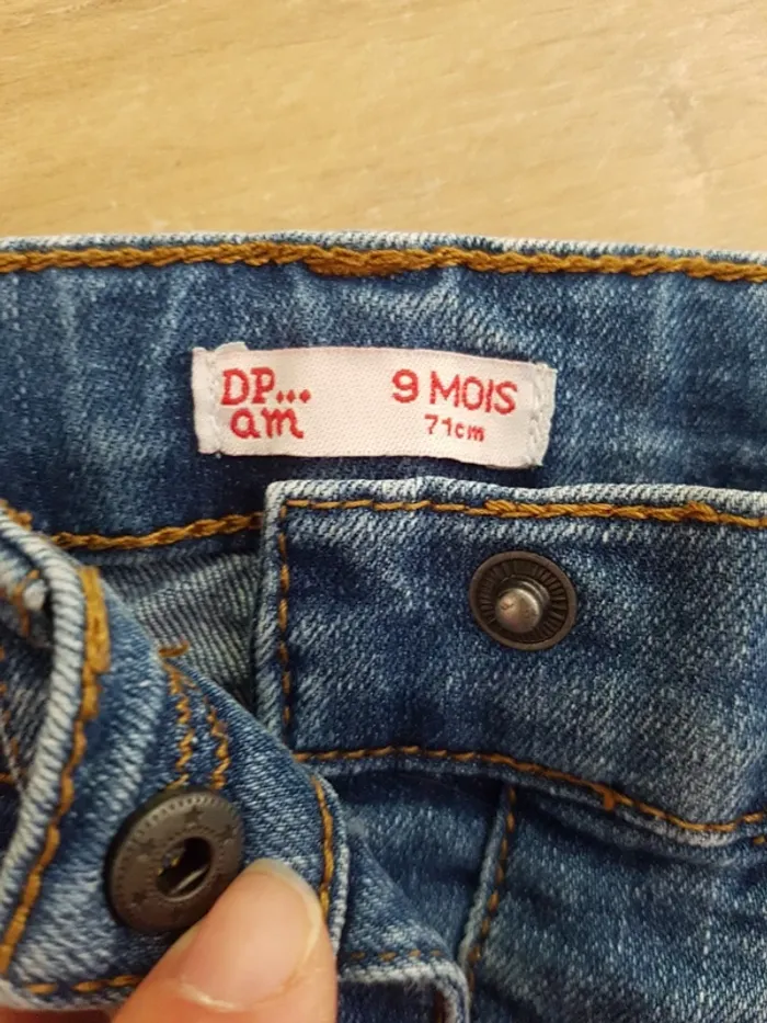 Jeans DPAM 9 mois - photo numéro 2
