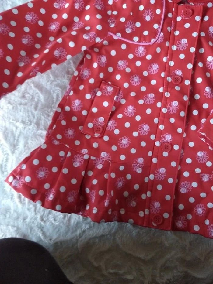 Manteau blouson imperméable avec capuche Fille 18 mois Orchestra - photo numéro 4