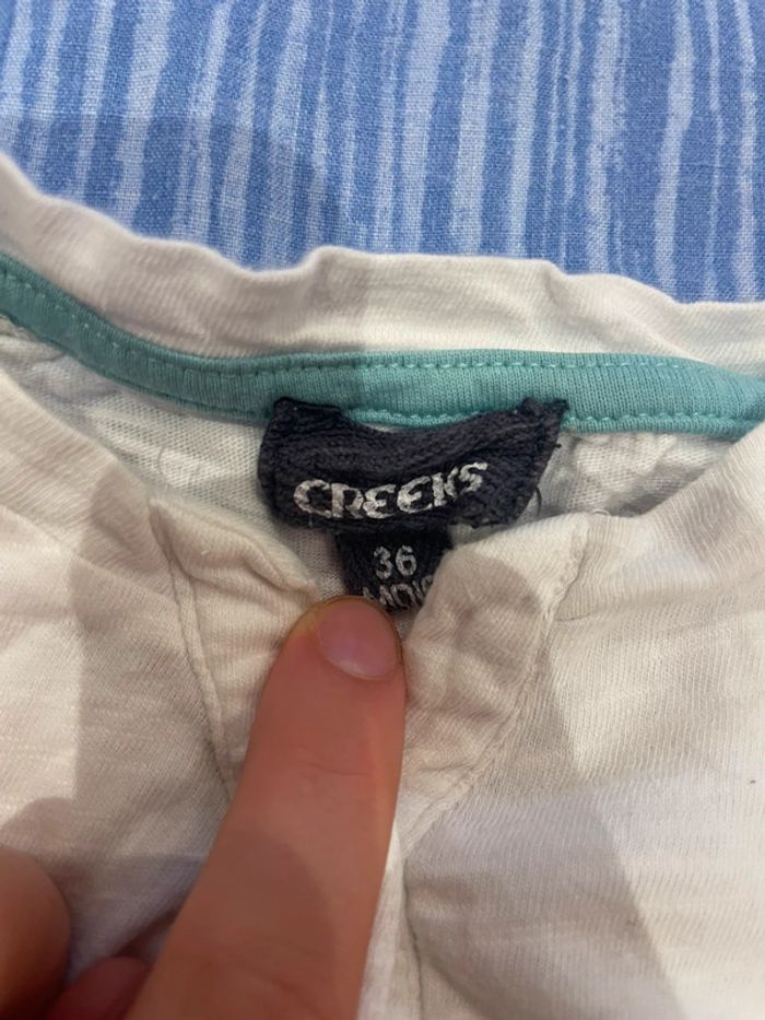 T shirt manches longues creeks - photo numéro 3