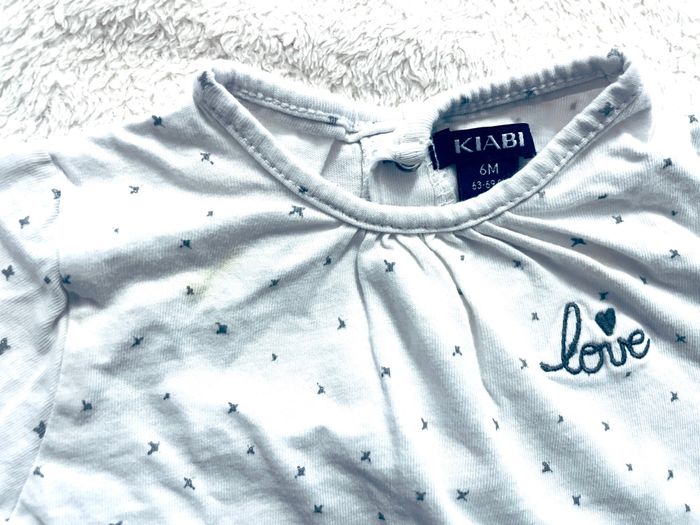 Lot de 3 tee-shirts manches longues « Kiabi » 6 mois - photo numéro 2