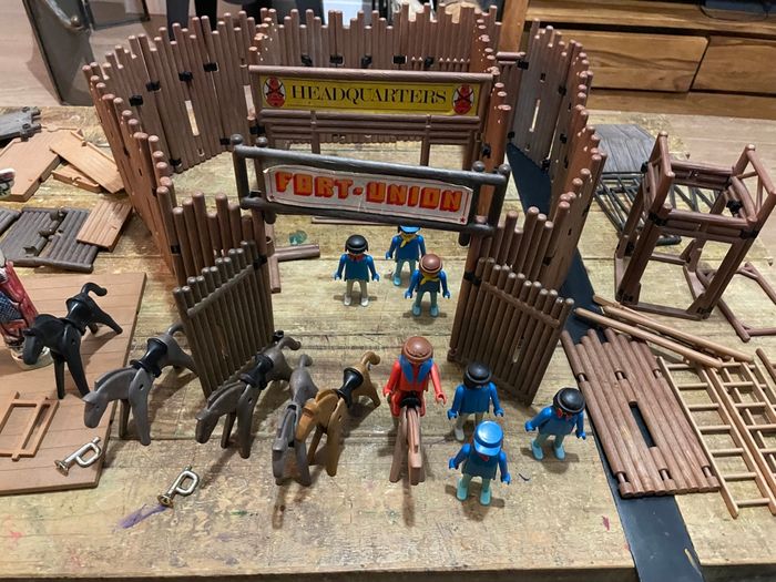 Playmobil vintage western fort union - photo numéro 10