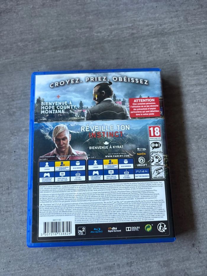 Farcry 4 et 5 ps4 - photo numéro 2