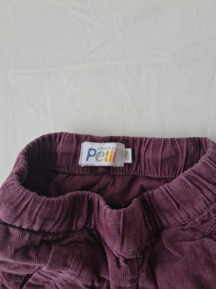 Pantalon en velours doublé 12 mois - photo numéro 3