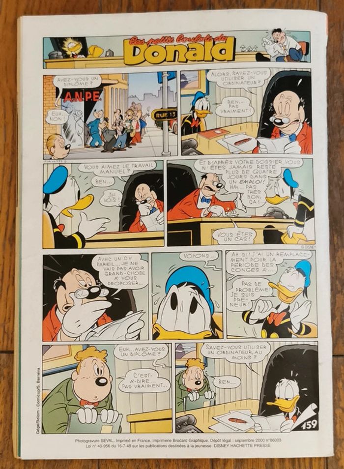 Ancien journal de mickey N°2517 skate année 2000 vintage - photo numéro 13
