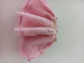 Jupe rose en tulle et tissus enfant 